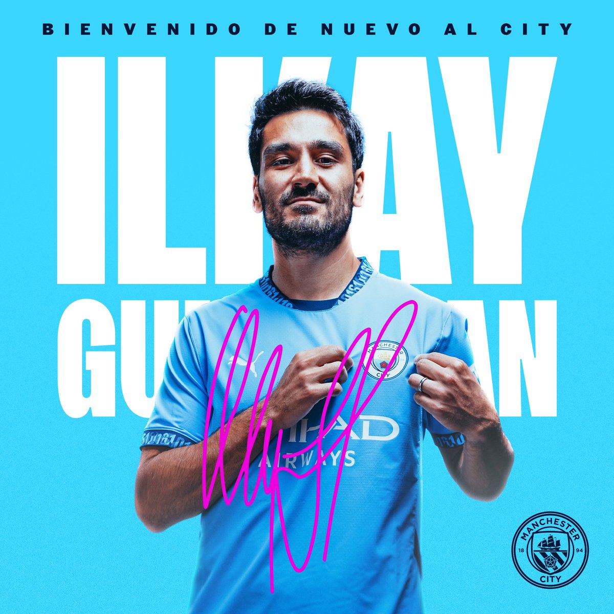 ¡Pues sí! ¡Es todo eso que los fans del City deseábamos tantísimo! ¡Bienvenido de nuevo al City, Ilkay Gündogan! 🩵