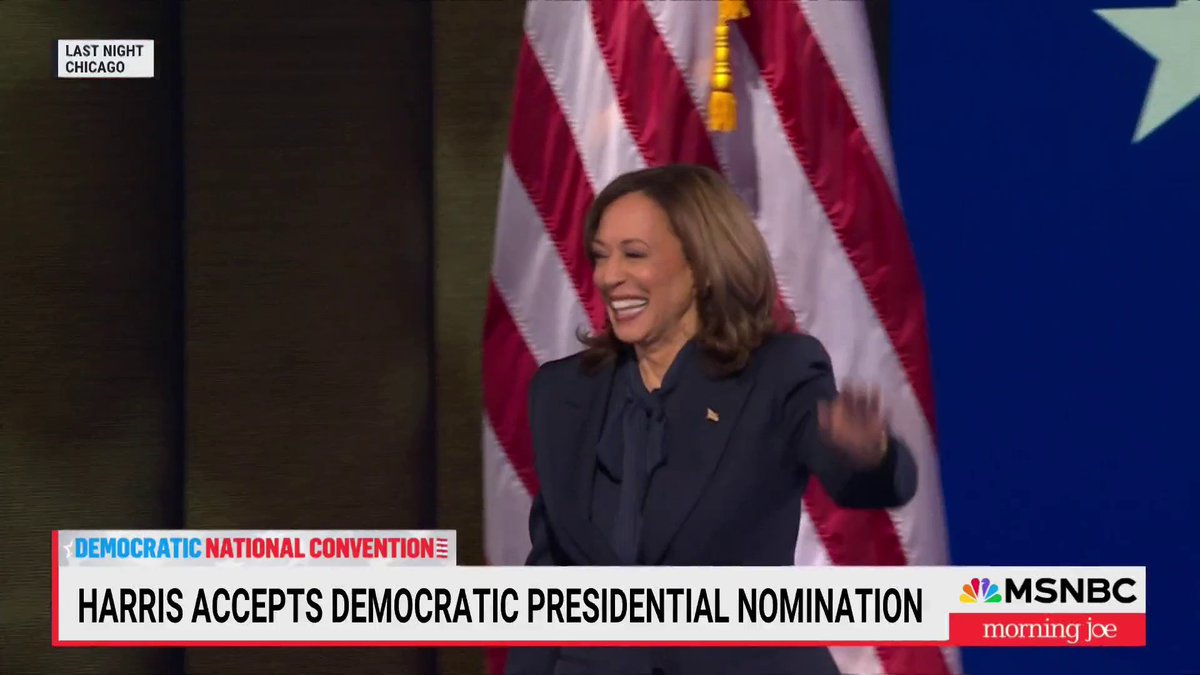 "She talked about the greatness of America. She talked about the very things that Republicans used to talk about until they started running down America." --JoeNBC