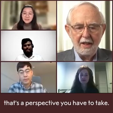 "You can't know everything about everything, but you can be a piece of solving things." Hear physics laureate Arthur McDonald speak about dealing with one's inner doubts. Watch the full student session with the physics laureate here: