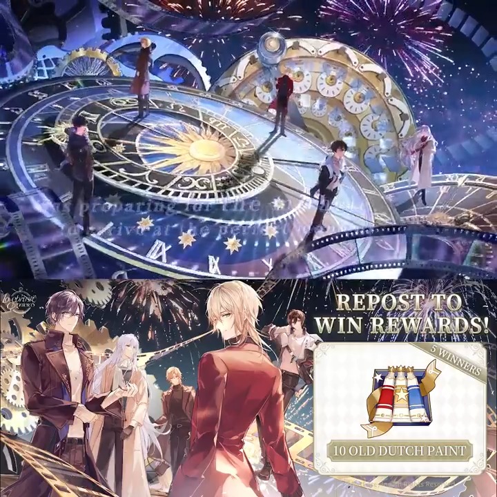 🎆Event Preview🎆 The Corridor of Fate event begins on August 29! Reflect on the past and embrace your destiny.🕰️ 🎁Corridor of Fate Warm-up🎁 Follow us & retweet with the hashtag #LovebrushChronicles 🎉Prize: Old Dutch Paint x10 (5 winners) #LovebrushChronicles