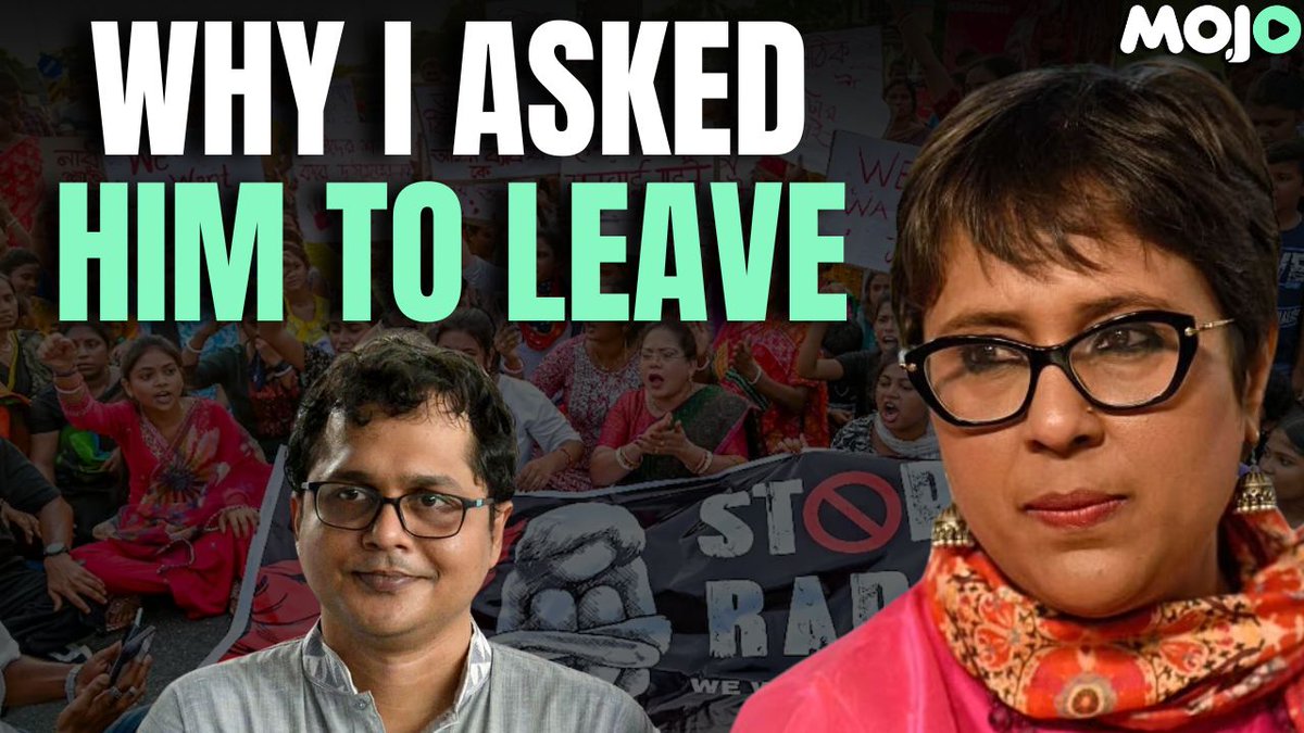 Thanks EVERYONE for so much support on my removing an especially obnoxious TMC spokesman from my show on #Kolkata rape &amp; murder. Here's a very short excerpt of his callous misogyny. I take all YOUR questions in full on this and also about the case here
