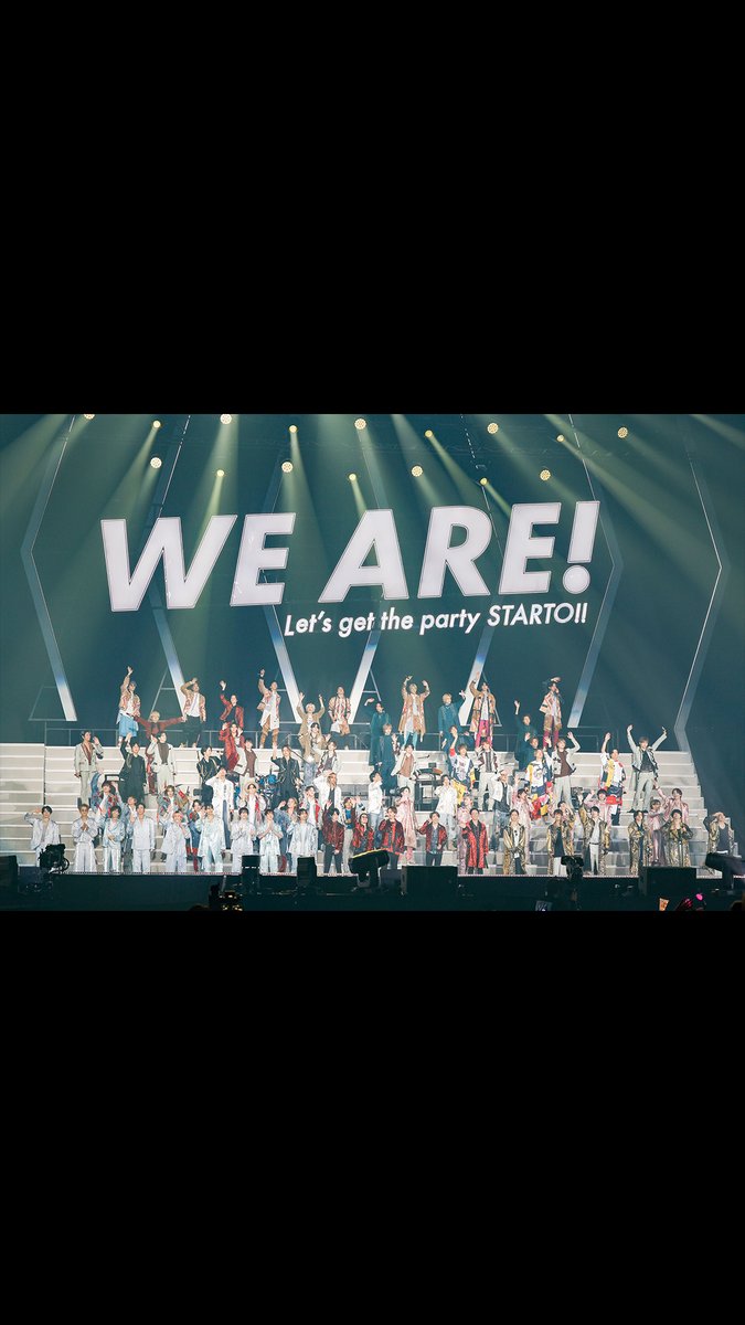 『WE ARE! Let's get the party STARTO!!』 同時視聴ありがとうございました🙌 メイキング映像もぜひ！ #ネトフリでWEARE 【出演者】 NEWS・SUPER EIGHT・KAT-TUN・Hey! Say! JUMP・Kis-My-Ft2・timelesz・A.B.C-Z・WEST.・King &amp; Prince・SixTONES・Snow Man・なにわ男子・Travis Japan・Aぇ!group