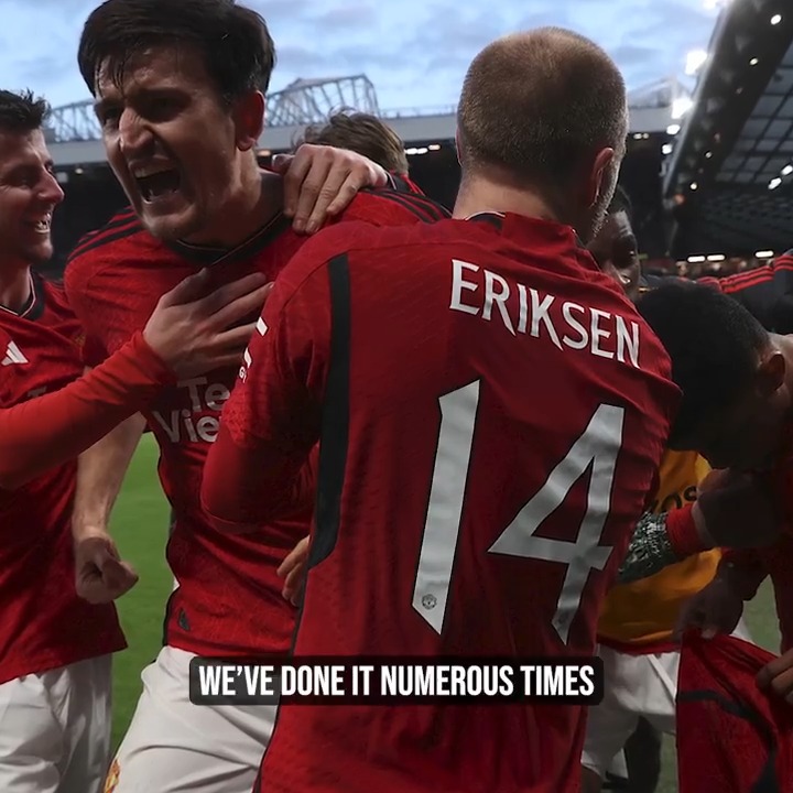Describing that last-minute winner feeling... 🗣️⏳ #MUFC || Casillero del Diablo