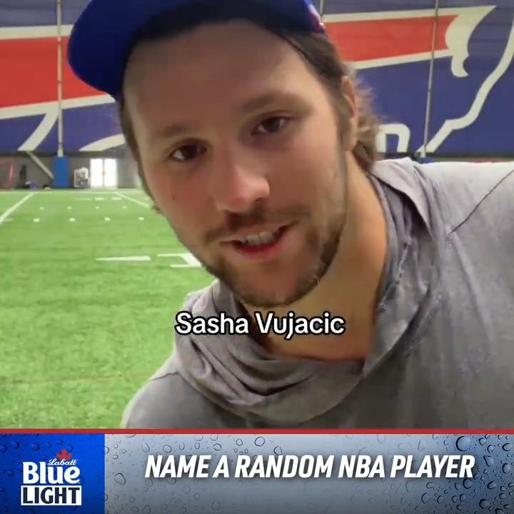 Dudes can literally just sit around and name old sports players and just have the best time. Labatt Blue Light | #BillsMafia