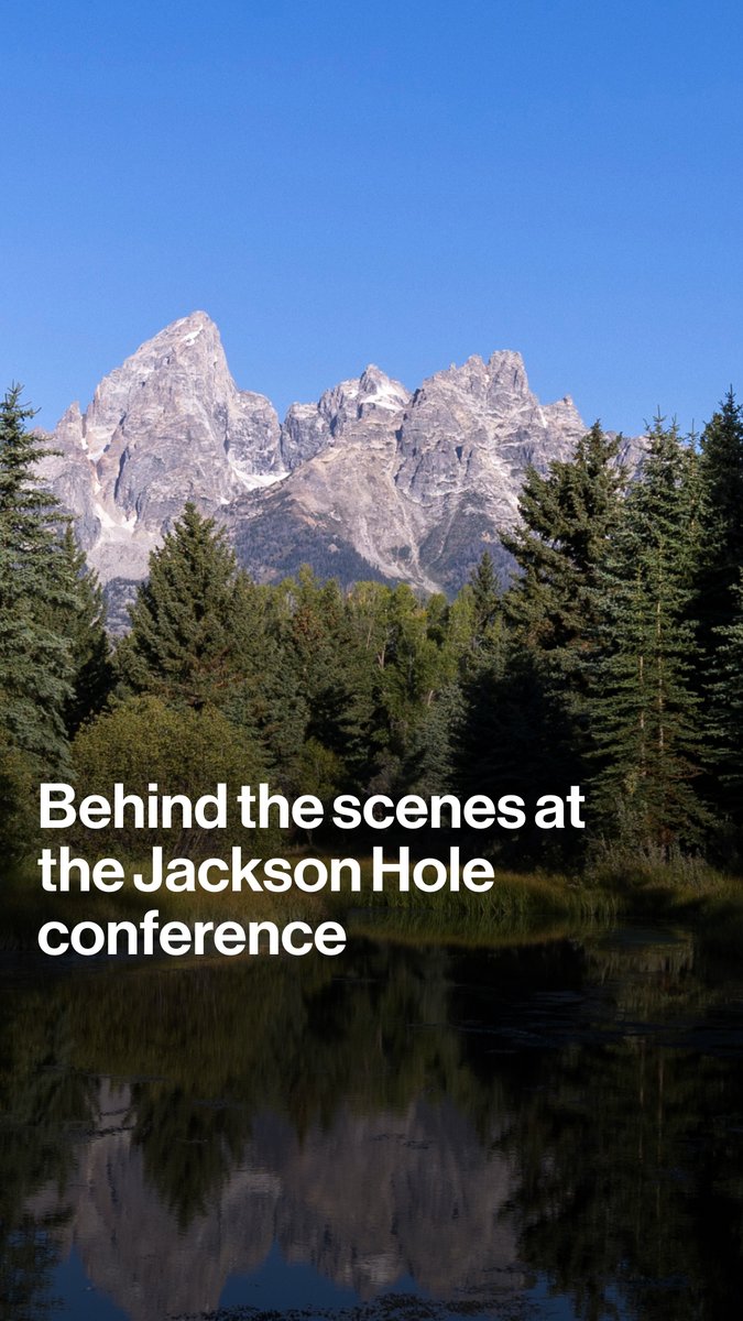 Cowboy hats, a taxidermy bear and Jerome Powell. Reade Pickert gives us a look behind the scenes of the Kansas City's Fed's annual conference in Jackson Hole, Wyoming
