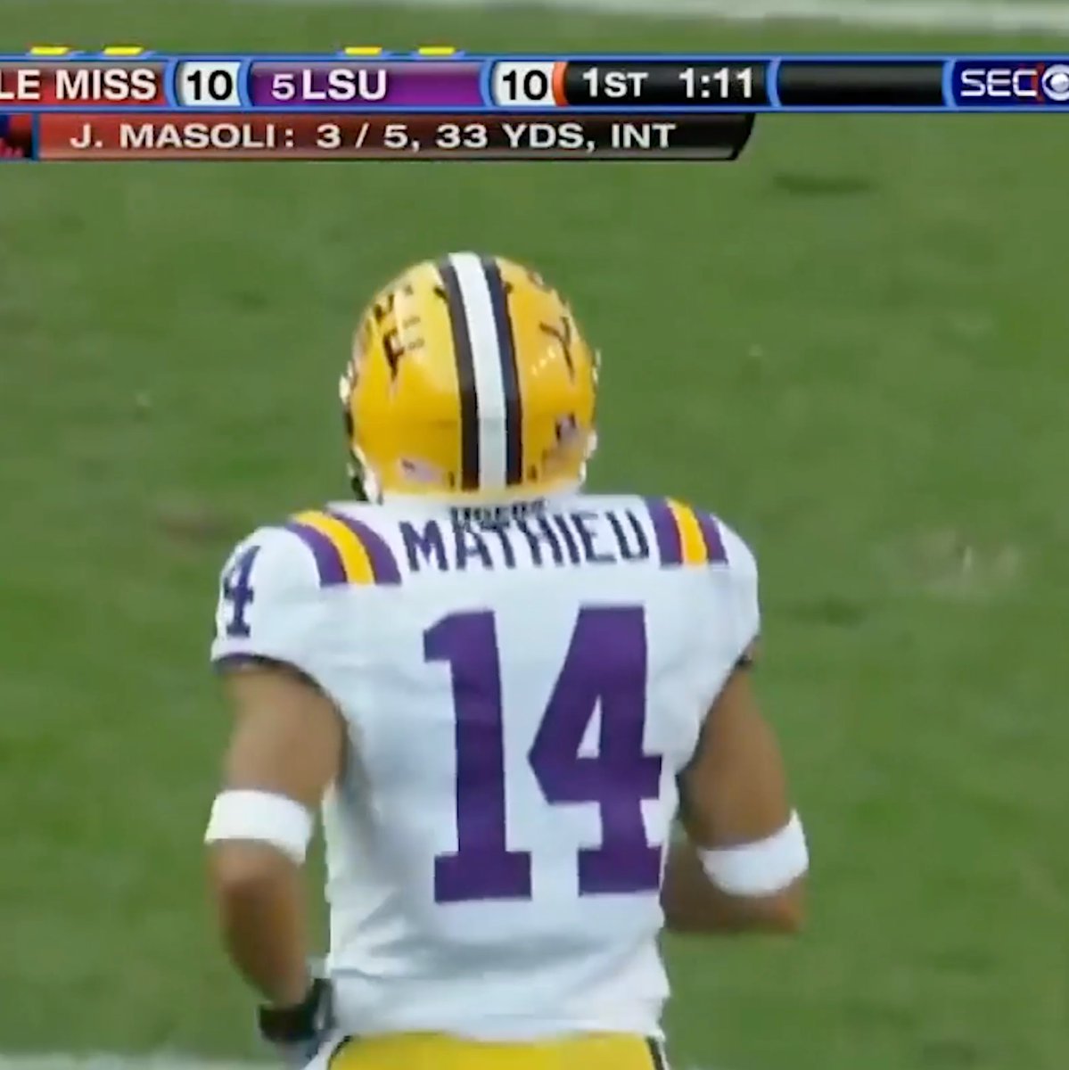 Tyrann Mathieu was so good he made everyone want to play like a smaller DB!! Tyrann Mathieu dude was the standard!!