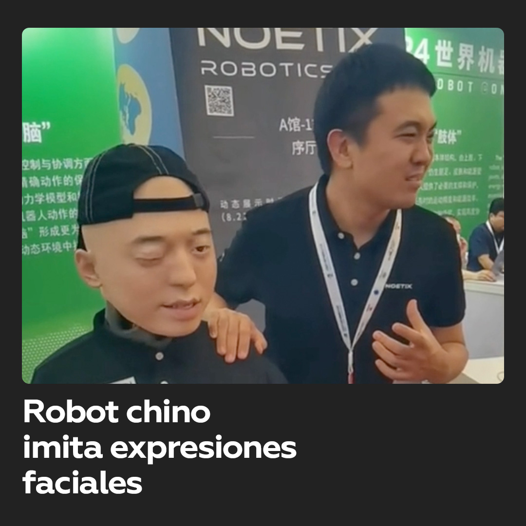 Un robot de Noetix Robotics asombró en la Conferencia Mundial de Robots 2024 por su capacidad para imitar expresiones faciales