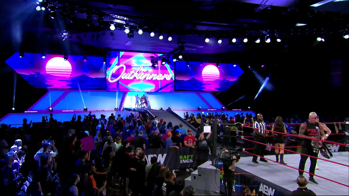 The Outrunners main eventing their first ever AEW show! On Rampage against The Von Erichs. ๐ฅ