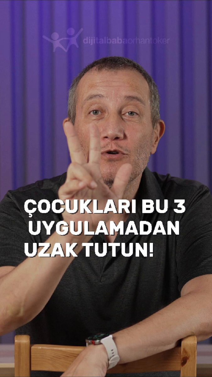 Çocukları bu 3 uygulamadan uzak tutun. 👇
