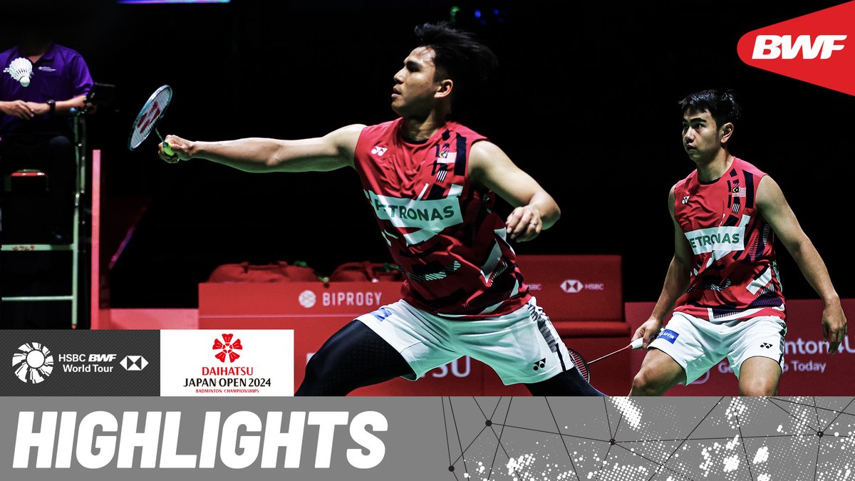 Semifinals clash sees Goh/Izzuddin 🇲🇾 take on Carnando/Maulana 🇮🇩. #BWFWorldTour #JapanOpen2024