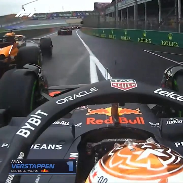 Max wasn't hanging about when FP3 finally resumed 😅 #F1 #DutchGP