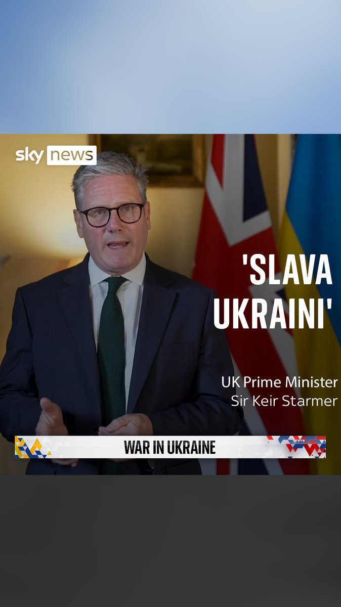 Sir Keir Starmer has told Ukrainians that the UK will back them “today and always” as Kyiv marks 33 years since it declared independence from the Soviet Union. Latest: