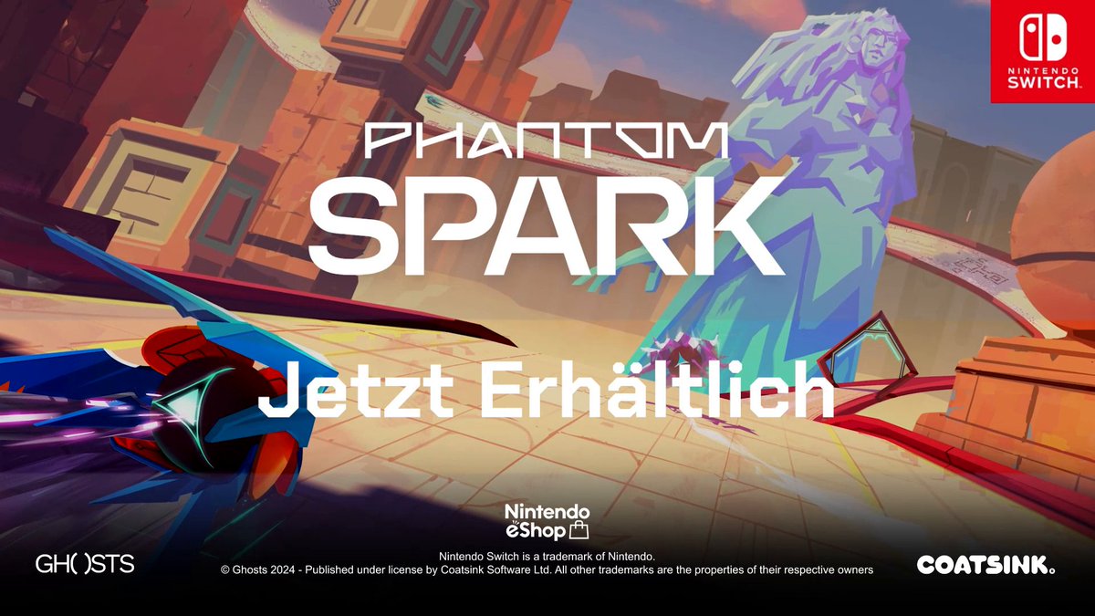 Ready, Set, Go! In Phantom Spark, einem Hochgeschwindigkeits-Rennspiel, müsst ihr eure Fähigkeiten verbessern, um eure Bestzeiten immer wieder auf die Probe zu stellen! 🏁 Jetzt erhältlich im #NintendoSwitch #eShop! Entzündet den Funken: