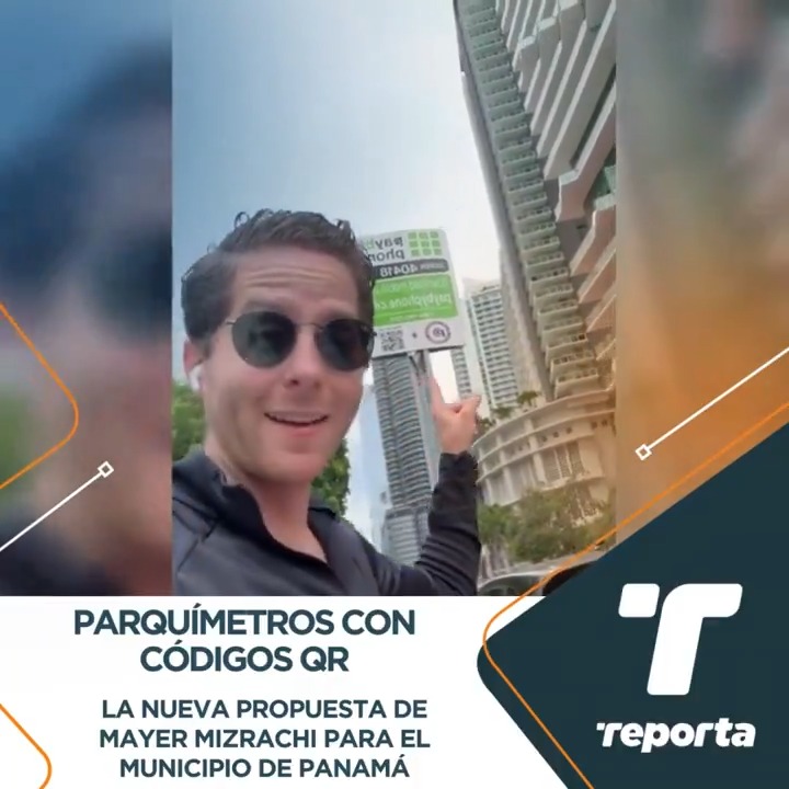 El alcalde de Panamá, Mayer Mizrachi Mizrachi, compartió en sus redes sociales un modelo de parquímetro que desea implementar en la ciudad, que funcione a través de códigos QR y sin necesidad de adaptar máquinas que funcionan con papel. #TReporta