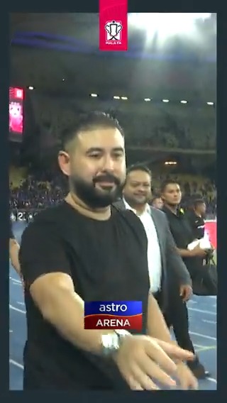 "No comment." - HRH Crown Prince of Johor #PialaFA202425 #DemiLigaKita #LigaMalaysia