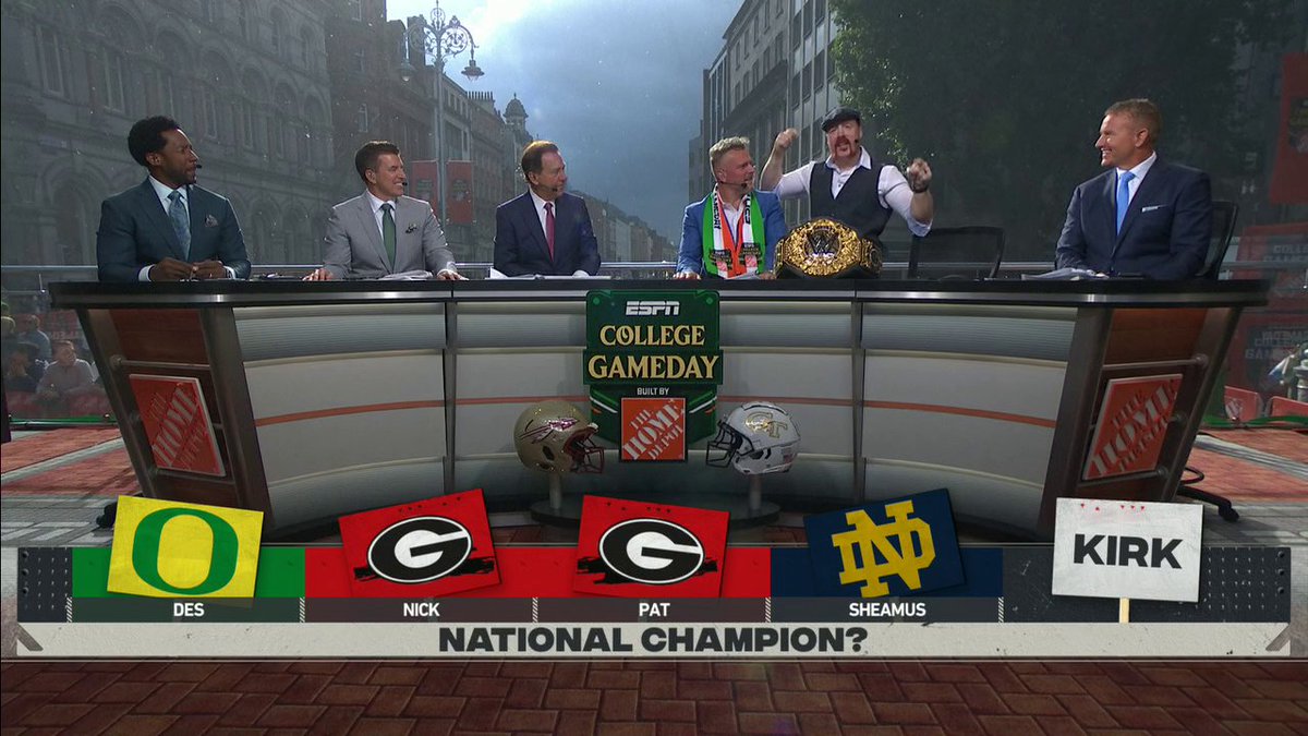 The crew makes their national championship picks 👀 Who are you going with?