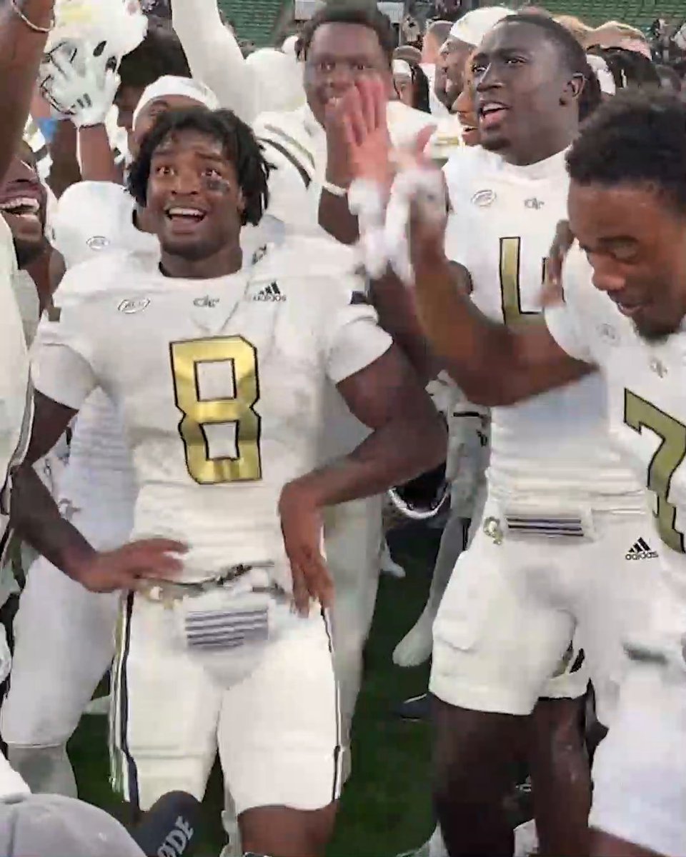 Guess Georgia Tech Players saw those TikToks before the game
