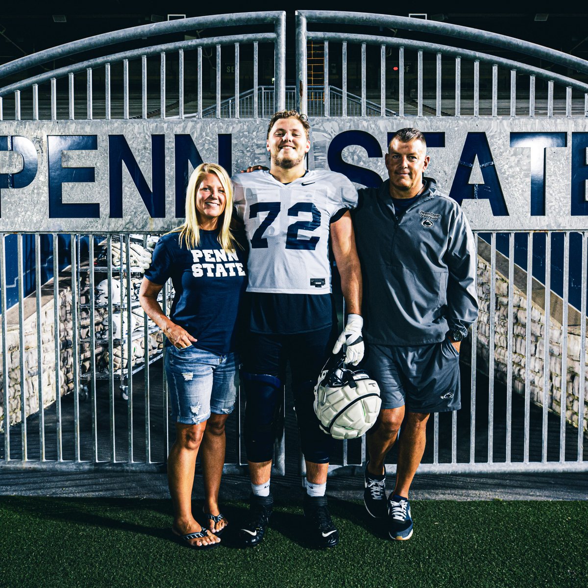 From one generation of Penn State student-athletes to the next — the Ruccis are all in on @CoachJFranklin & Penn State. Penn State Football x @NolanRucci