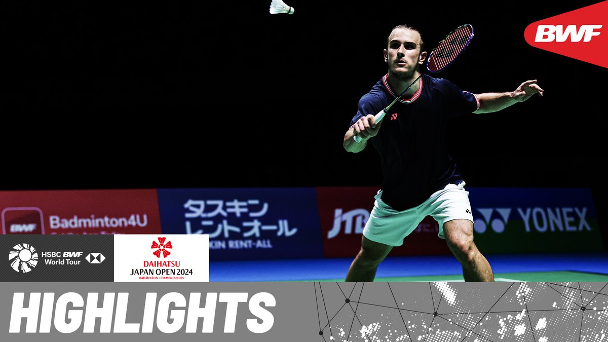 Alex Lanier opposes Chou Tien Chen in a standout finals match. #BWFWorldTour #JapanOpen2024