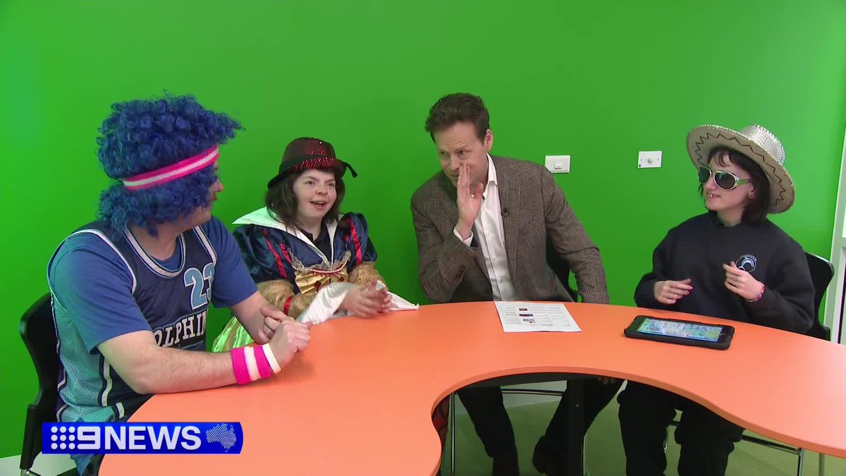 There's a new TV news service in town, with some very special hosts. Frankston Special Development School is part of a groundbreaking program, helping children with disabilities learn by making television programs. Tom Steinfort #9News