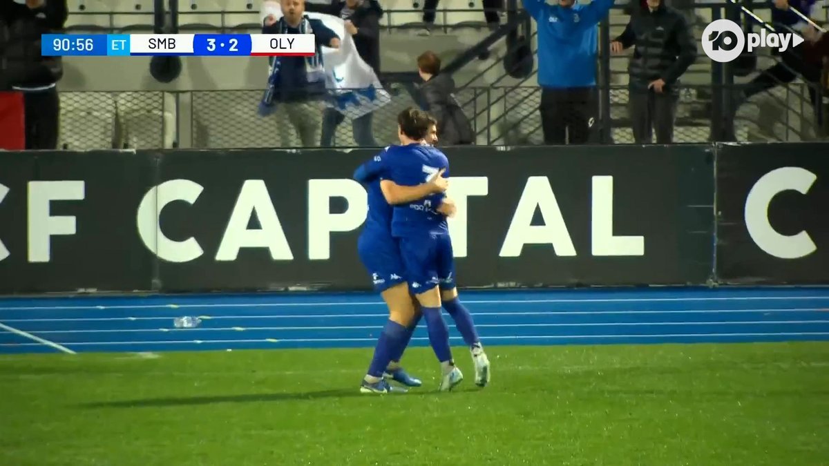 A Puskas Award nominee in the #AustraliaCup?! 🚀 Marko Jankovic’s free kick from near halfway puts South Melbourne ahead in extra time! #MagicOfTheCup