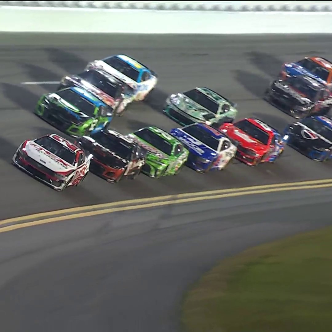 A Daytona International Speedway finish we're still buzzing about.