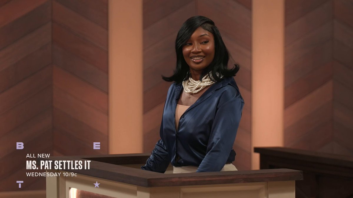 Since when did BBL stand for botched booty lift?! 🤣 Catch #MsPatSettlesIt Wednesday at 10/9c on #BET!