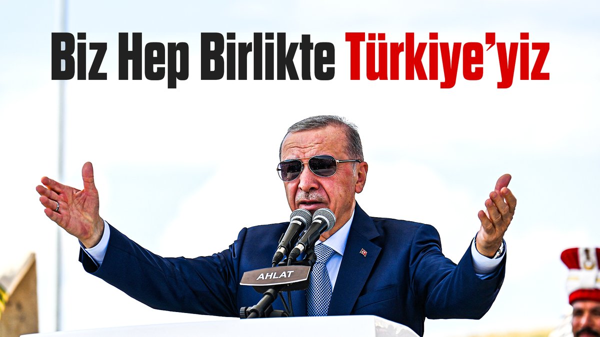 Türk, Kürt, Arap, Zaza, Laz, Çerkes… Hepimiz bu topraklar üzerinde biriz, beraberiz, kardeşiz. Sünni, Alevi bu topraklar üzerinde biriz, beraberiz, kardeşiz. Biz hep birlikte Türkiye’yiz…