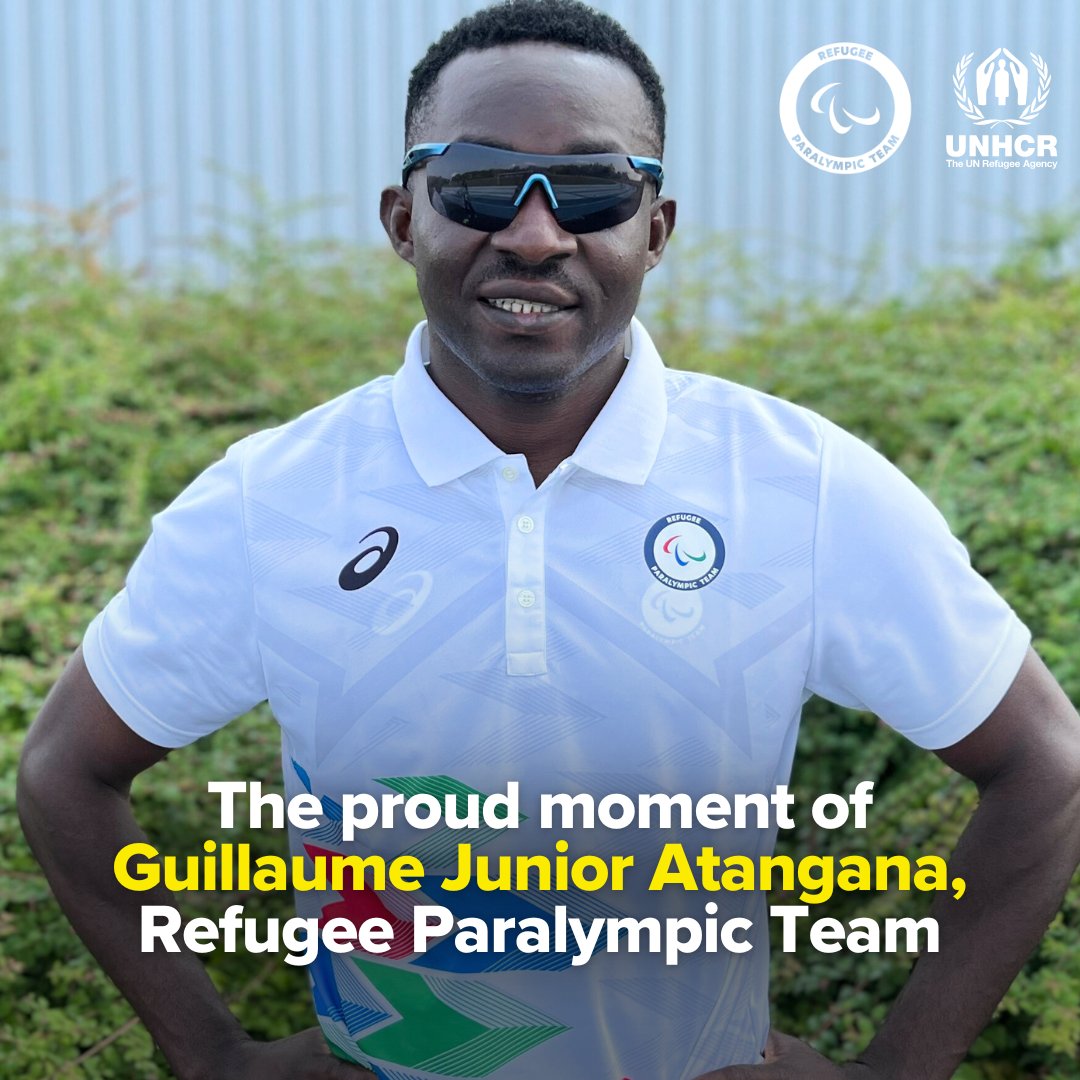 POV: The moment you find out you have been selected to carry the flag during the #OpeningCeremony of the #Paris2024 Paralympics, representing the Refugee Paralympic Games Team.