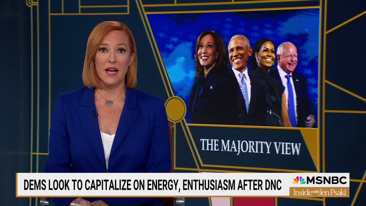 BREAKING: Jen Psaki just delivered the strongest differences between Donald Trump and Kamala Harris. While Trump relishes in fear and frustration, Kamala Harris is inspiring a hope filled joy. Retweet so all Americans see this.