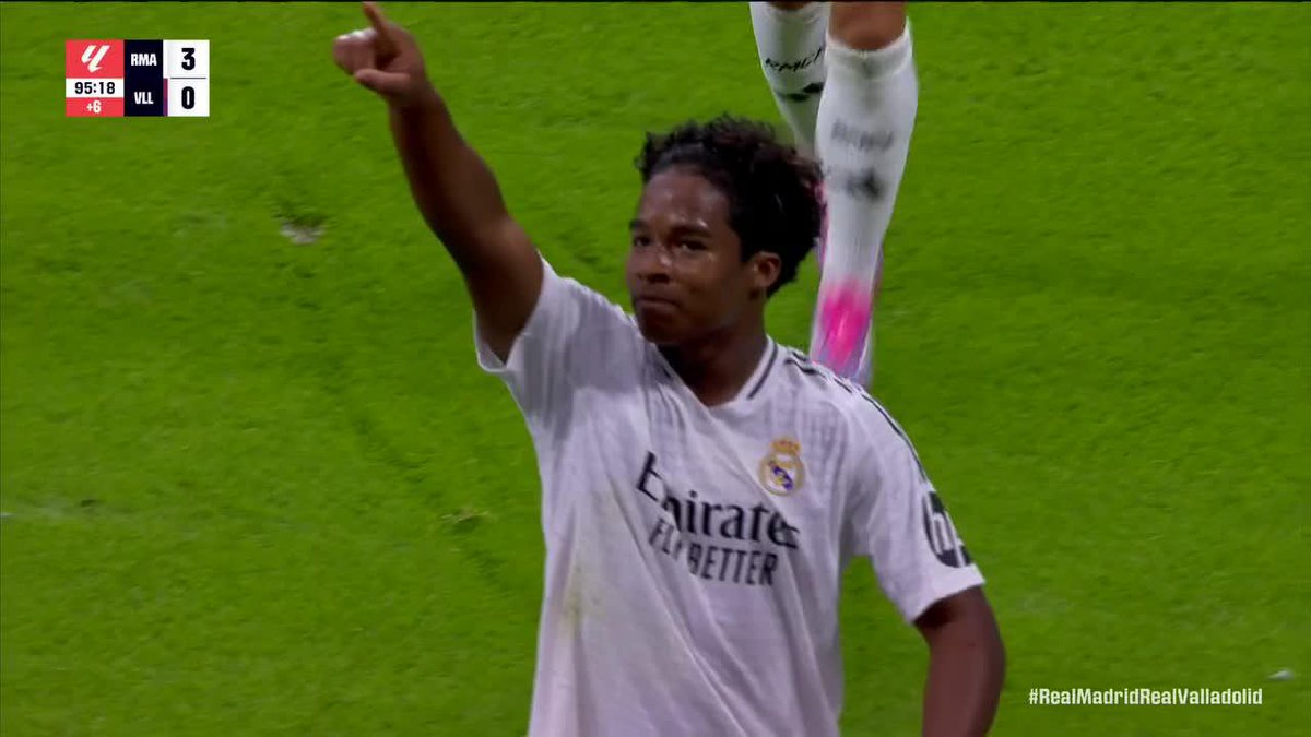 ENDRICK SCORES HIS FIRST GOAL FOR REAL MADRID 😱 WHAT A MOMENT ‼️