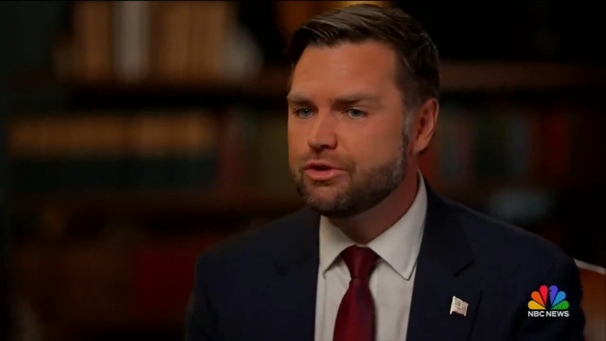 Today, JD Vance: — Doubled down on their plan to impose a Trump Tax that would cost middle class families $3,900 a year — Refused to apologize for attacking women as “childless cat ladies” — Promised to reinstate Trump’s policy separating children from their mothers — Defended Trump’s election denialism and conspiracy theories