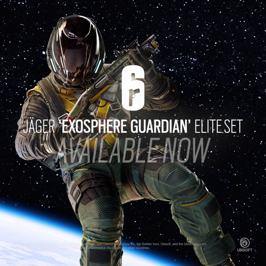 Suit up Operators, the new Jäger Elite has arrived! This is one small step for you, one giant leap for your squad 👨‍🚀 🔗