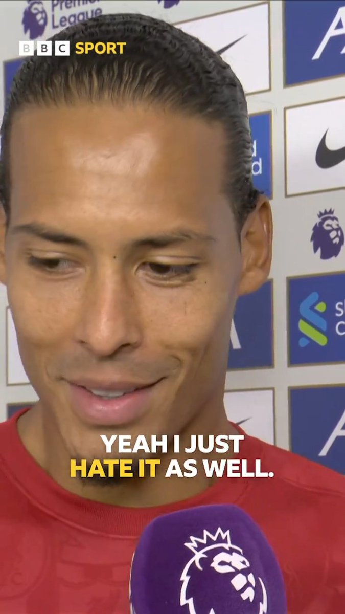 This Virgil van Dijk stat is incredible... ... but he's not completely happy with it 😆 #BBCFootball #LIVBRE