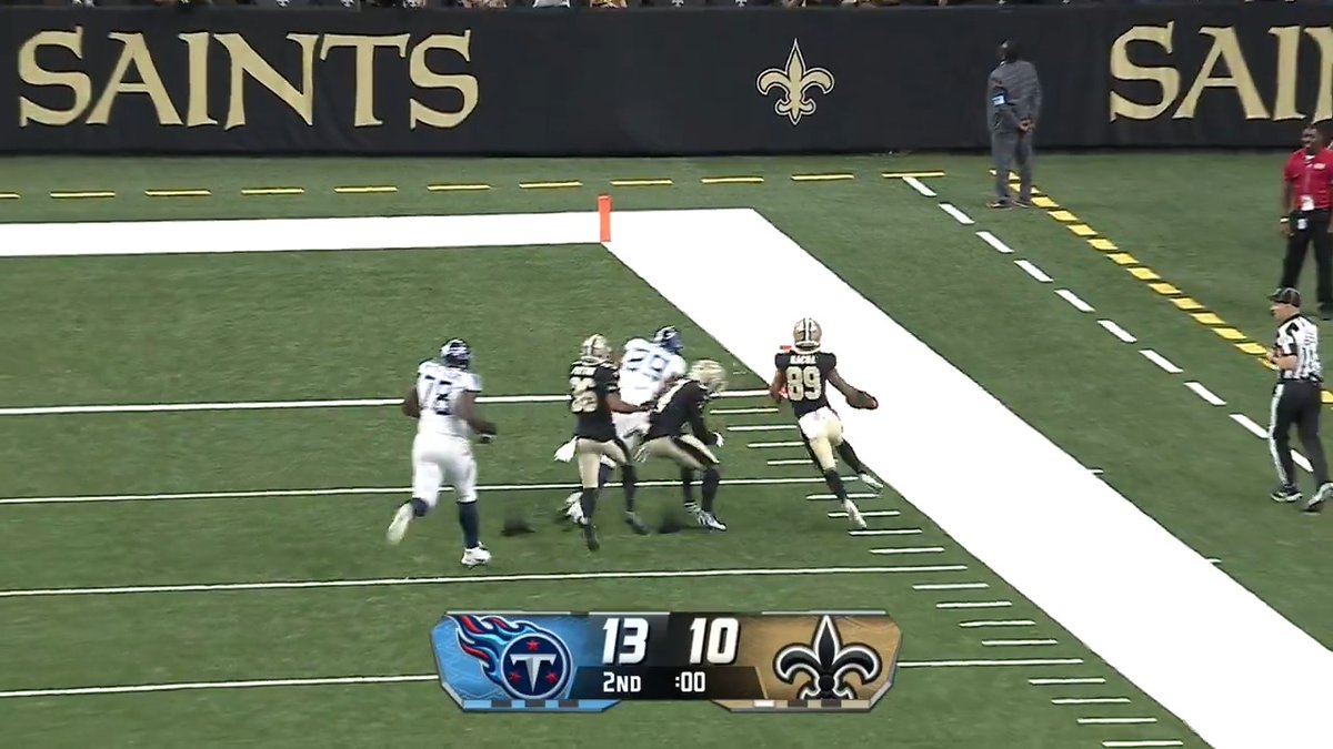An INCREDIBLE effort from Samson Nacua taking it 106 yards... 3 yards away from a Kick-6 😭 📺 FOX