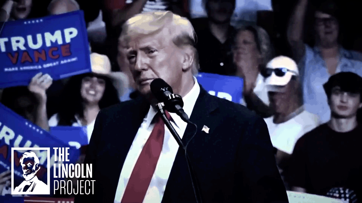 The results are in, Donald. Kamala's beating you. She has bigger crowds, support... and now bigger ratings than you do. Face it, it's all over soon.