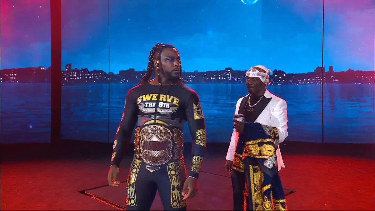 I will never understand why WWE let Swerve go #AEWAllIn
