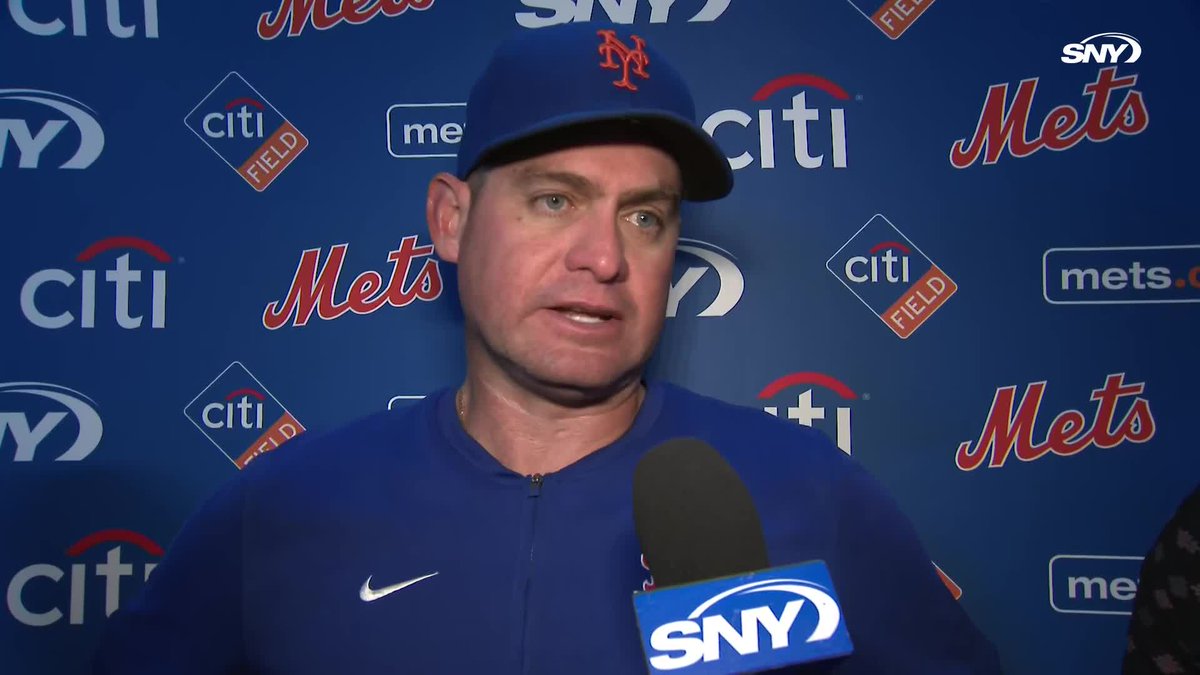 Carlos Mendoza says he did not want to push Edwin Díaz for a five-out save today: