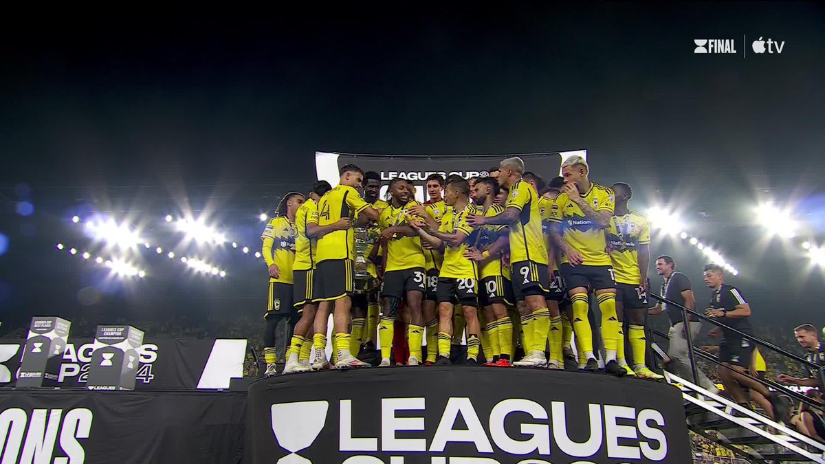 Lift it high, boys! 🎊 The Crew x Leagues Cup