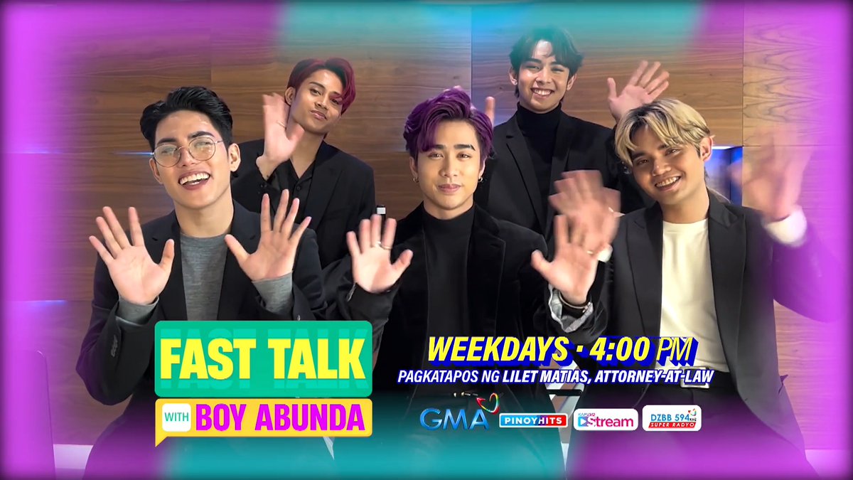 #Teaser: Ito na ang pinakahihintay niyo, A'tin! Ang Kings of P-Pop, sasabak sa Fast Talk ng King of Talk. Abangan ang unang parte ng kanilang interview mamaya sa #FastTalkWithBoyAbunda! #FTBASB19Part1 | 4:00 PM, weekdays on GMA #BestTimeEver!