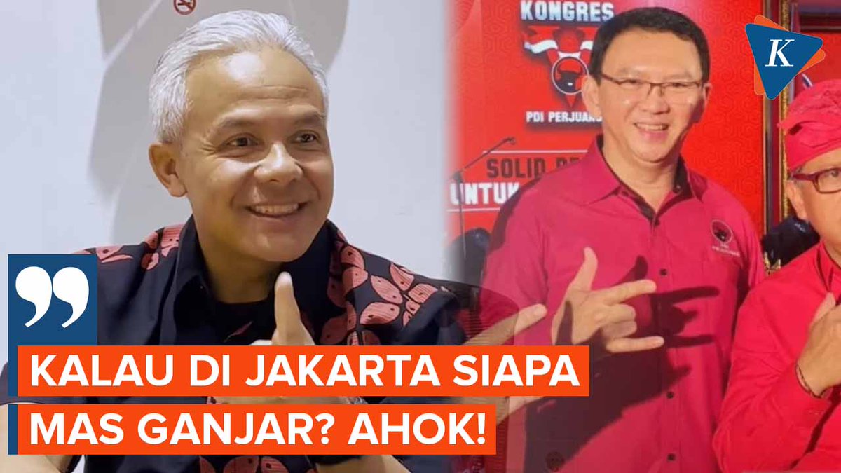 Blak-blakan soal Cagub PDI-P di Pilkada 2024, Ganjar: Kalau di Jakarta Siapa? Ahok! < #PDIP #Ahok #GanjarPranowo