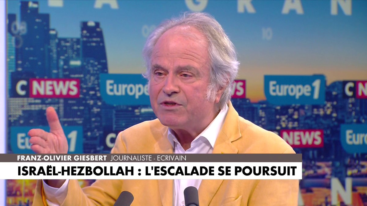 Franz-Olivier Giesbert : «Israël, c'est le territoire des juifs depuis 3000 ans» #LaGrandeInterview