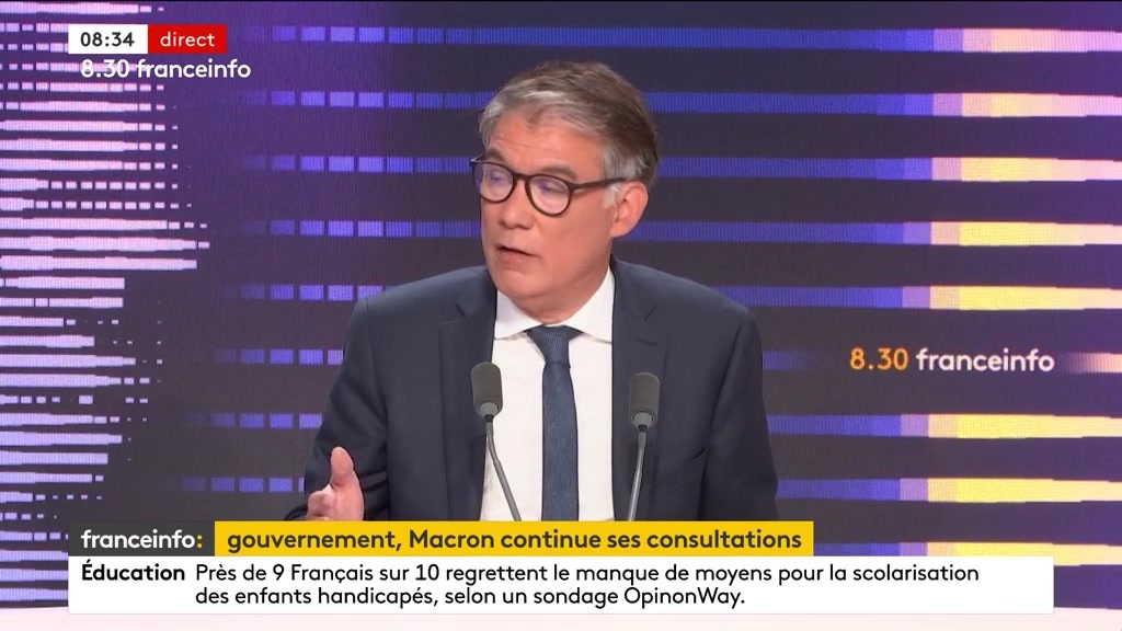 🔴 Matignon ➡️ " Au nom de quel droit divin il y aurait une possibilité pour des gens qui ont perdu les élections d’expliquer qui gouverne et qui ne gouverne pas ? ", estime Olivier Faure, premier secrétaire du PS.