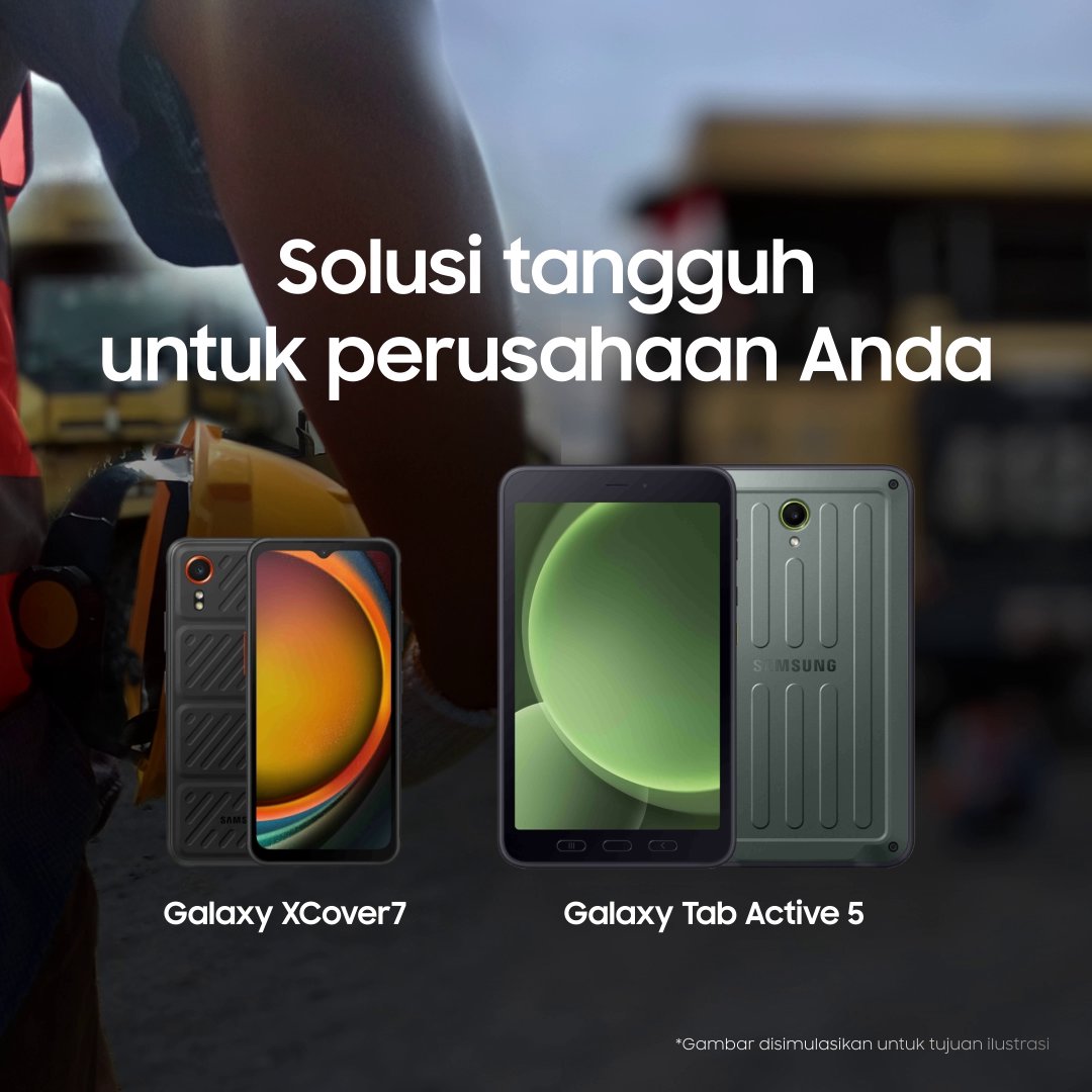Yuk ikutan #GalaxyForWork giveaway! Dapatkan 1 unit Galaxy XCover7. Caranya, isi Google Form dan jawab pertanyaan yang ada di video ini, langsung di reply dengan hashtag #GalaxyForWork dan #GalaxyXCover7 Link Google Form: Periode sampai 2 September 2024