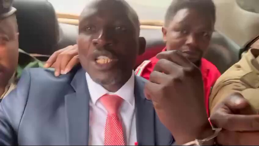 BREAKING: Human rights defenders and activists Prof. Fred Ogola, Muthiora Kariara, Gisore, Anto Meya, and 16 others have been arrested and badly beaten by the police as they were collecting signatures in Nairobi CBD to change the 2010 constitution. This is so wrong!