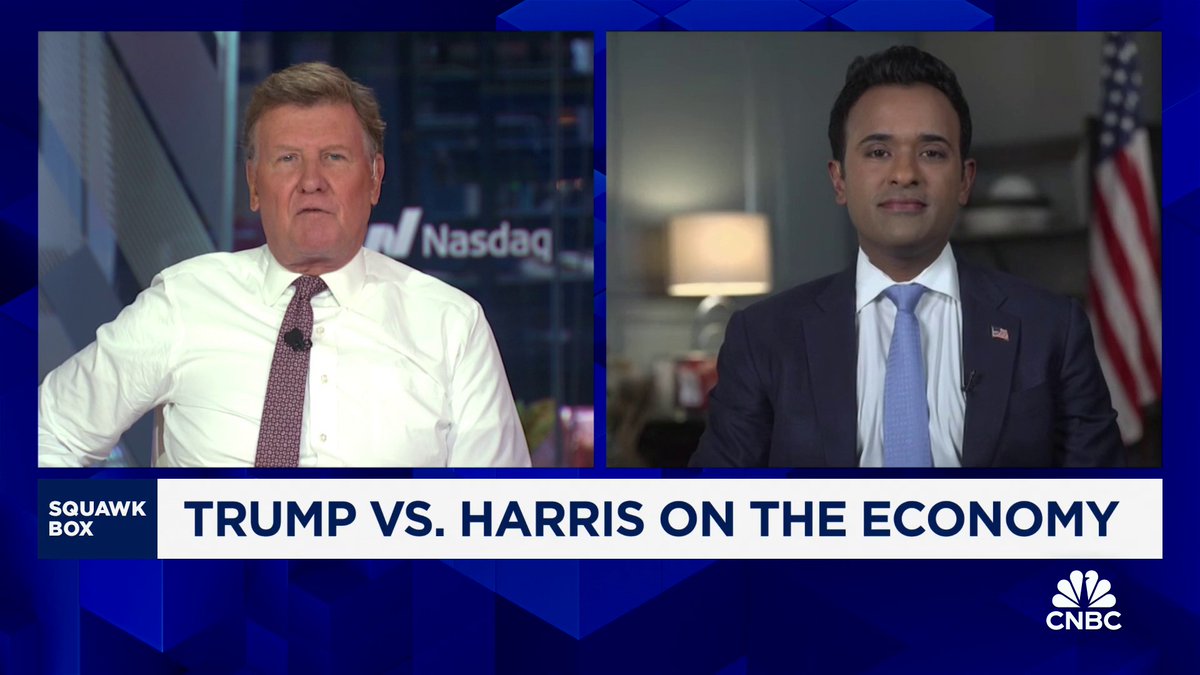 Fmr. Presidential Candidate and Trump surrogate Vivek Ramaswamy shares his thoughts on the Harris-Walz economic plan.
