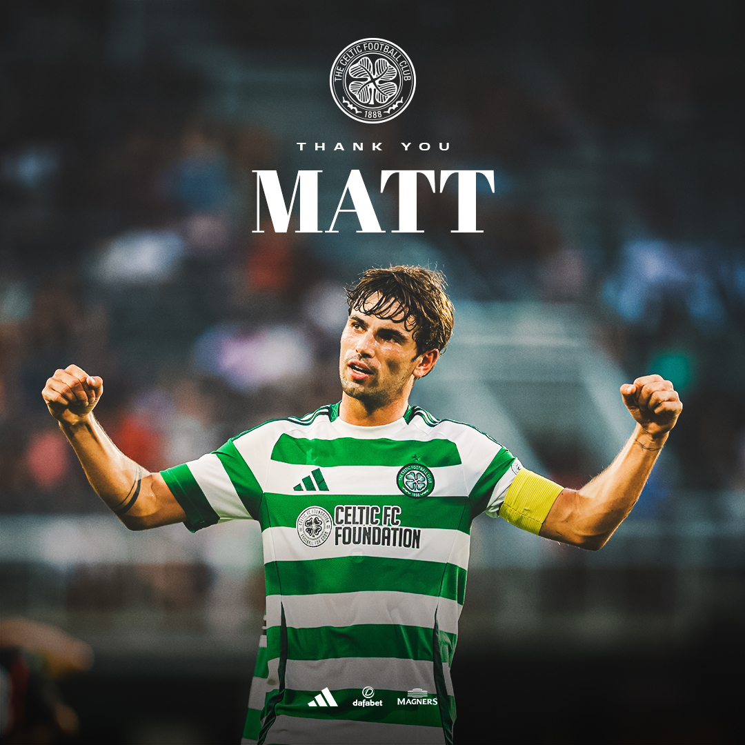 We can confirm that Matt O'Riley has joined English Premier League side, Brighton & Hove Albion. Everyone at #CelticFC would like to thank Matt for his vast contribution and efforts for the Club. Best of luck and thank you, Matt ๐