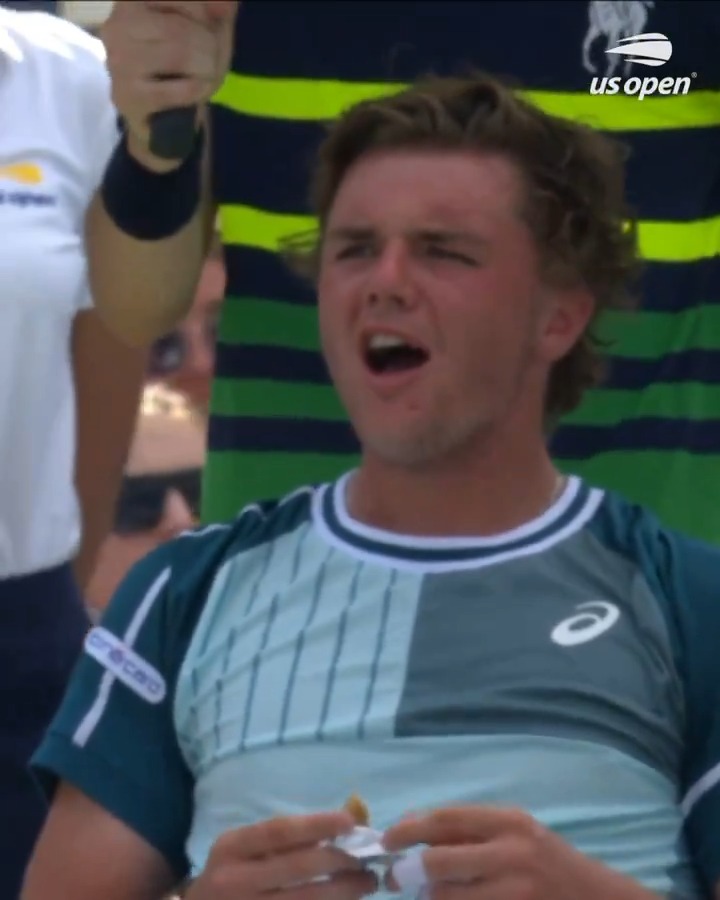 Mood the morning of Day 1 of the US Open 🥳