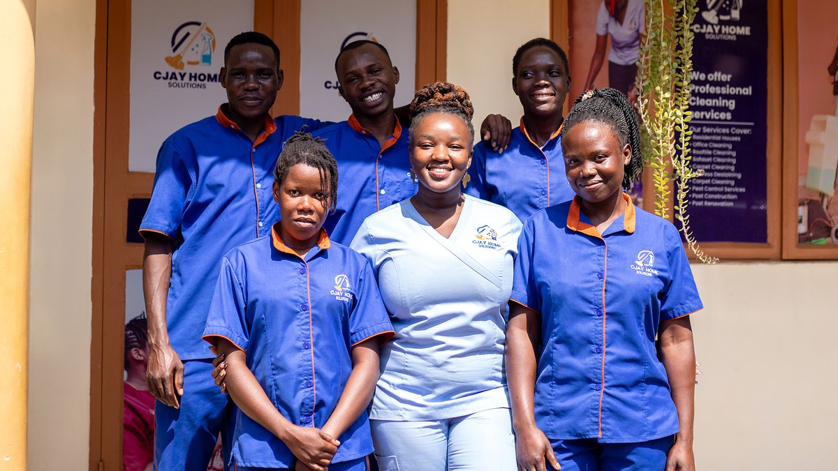 With the support of NSSF Hi-Innovator, CJAY HOME SOLUTIONS is transforming spaces and lives across Uganda. As a premier first-class cleaning service, their team of professionals ensures that every home and office shines, giving you the break you deserve! #NSSFHiInnovator #YoungAfricaWorks Mastercard Foundation Outbox