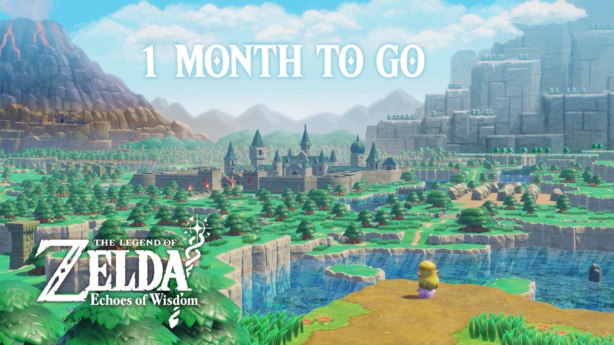 One month until #Zelda's adventure begins... #EchoesOfWisdom